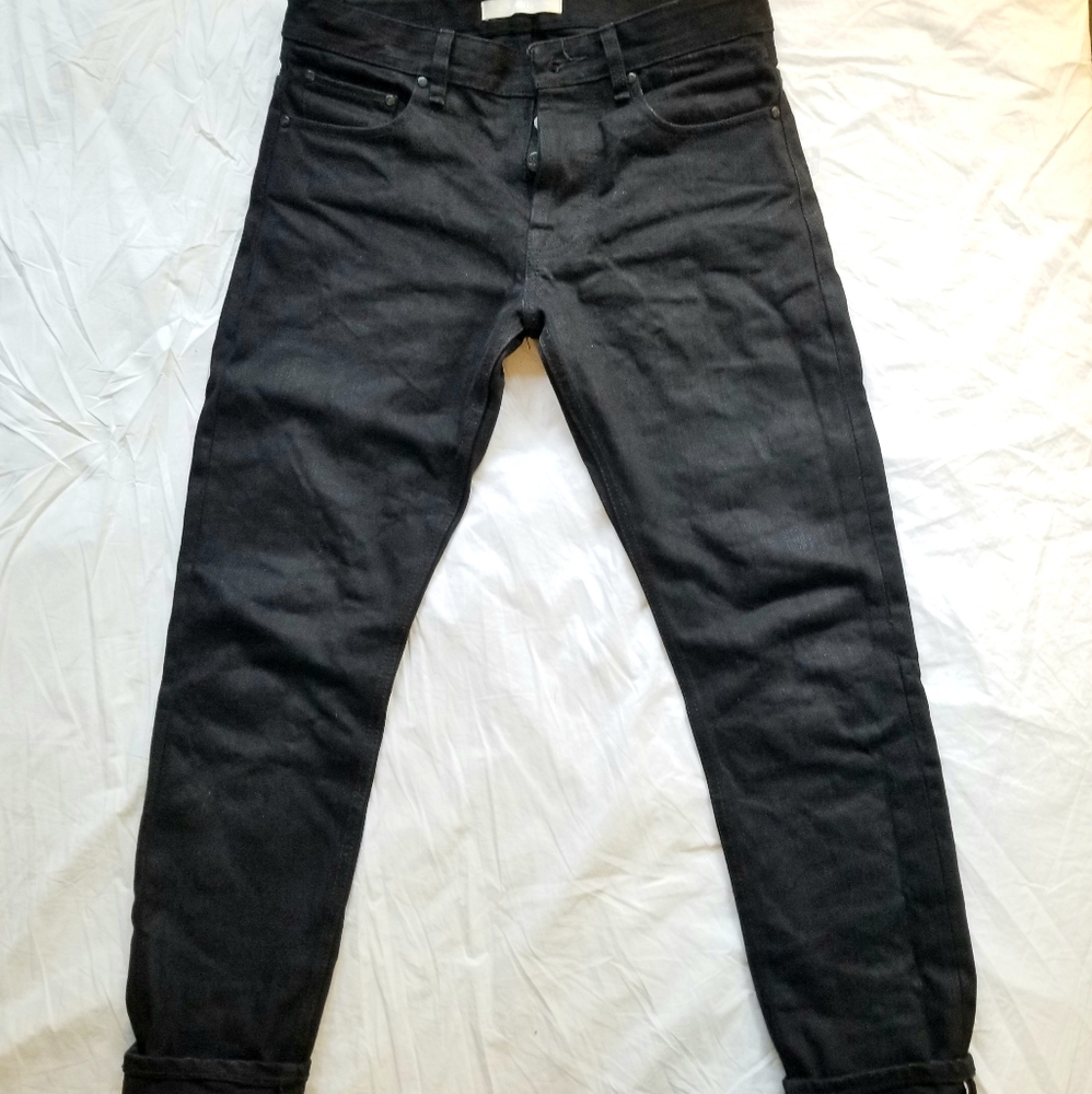 SOSO Custom Black Selvedge Jeans